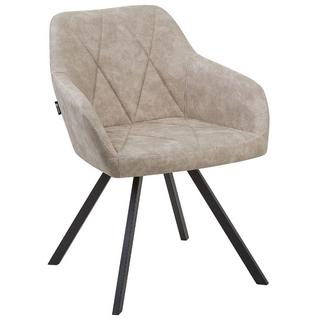 Beliani Set di 2 sedie da pranzo en Tessuto Glamour MONEE  