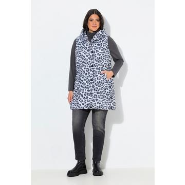 Gilet HYPRAR lungo, trapuntato e idrorepellente con cappuccio