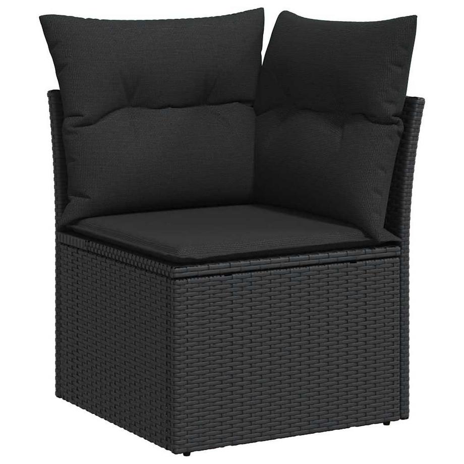 VidaXL set di divani da giardino Polirattan  