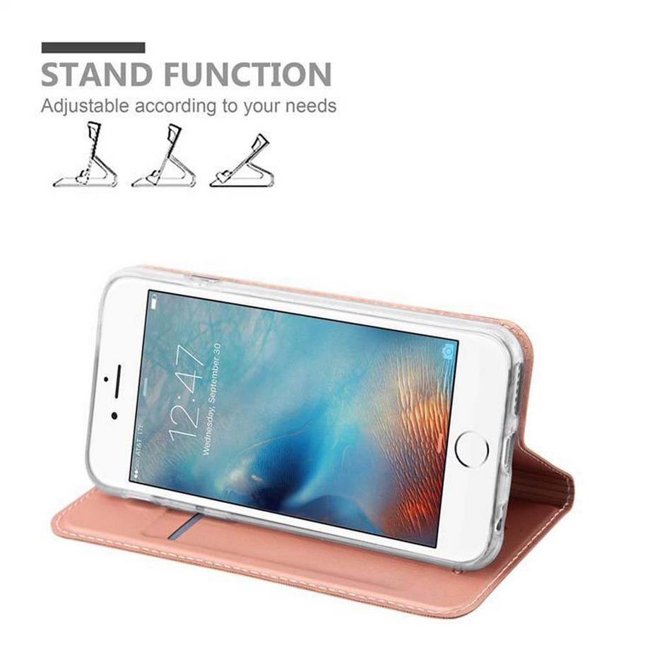 Cadorabo  Hülle für Apple iPhone 6 PLUS  6S PLUS Magnetverschluss, Kartenfach 