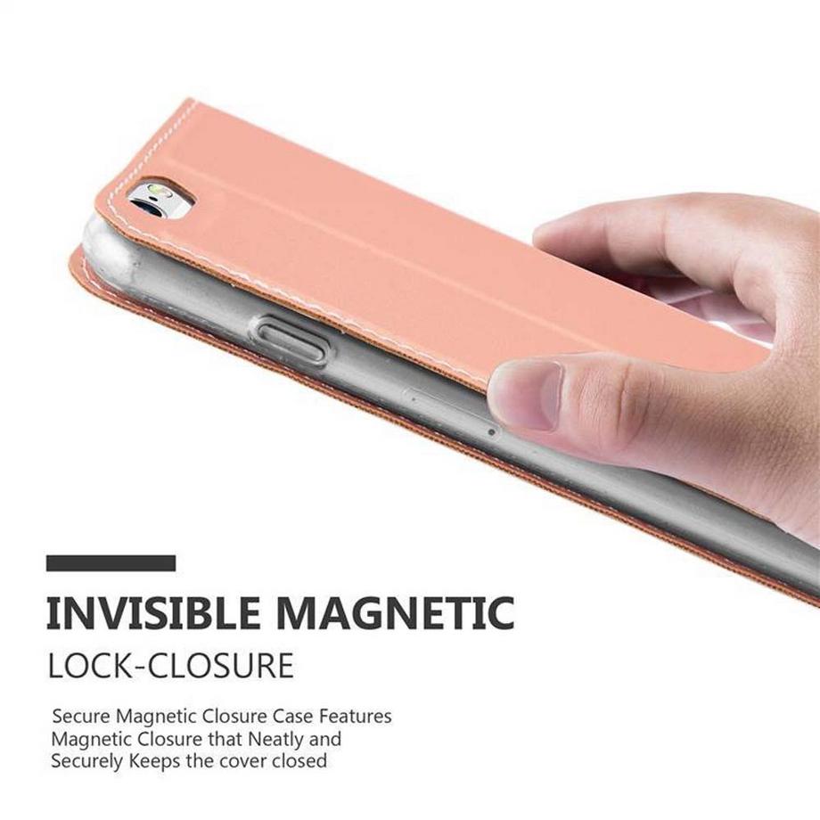 Cadorabo  Hülle für Apple iPhone 6 PLUS  6S PLUS Magnetverschluss, Kartenfach 