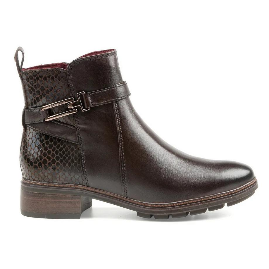 Tamaris Stivaletto Marly con stampa serpente  