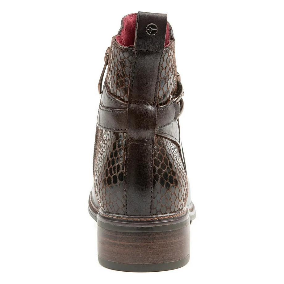 Tamaris Stivaletto Marly con stampa serpente  