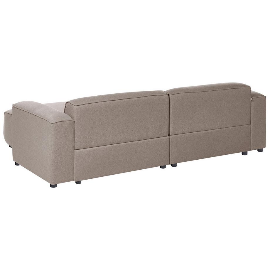 Beliani Linksseitiges Ecksofa aus Stoff Modern FAABORG  