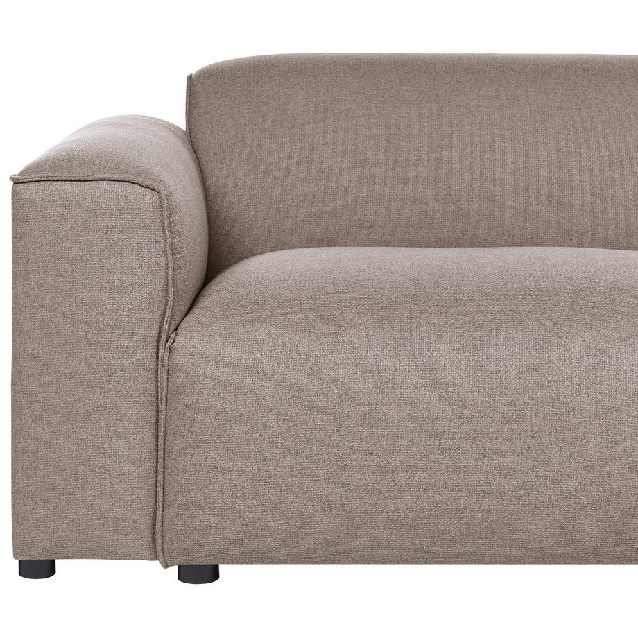 Beliani Linksseitiges Ecksofa aus Stoff Modern FAABORG  