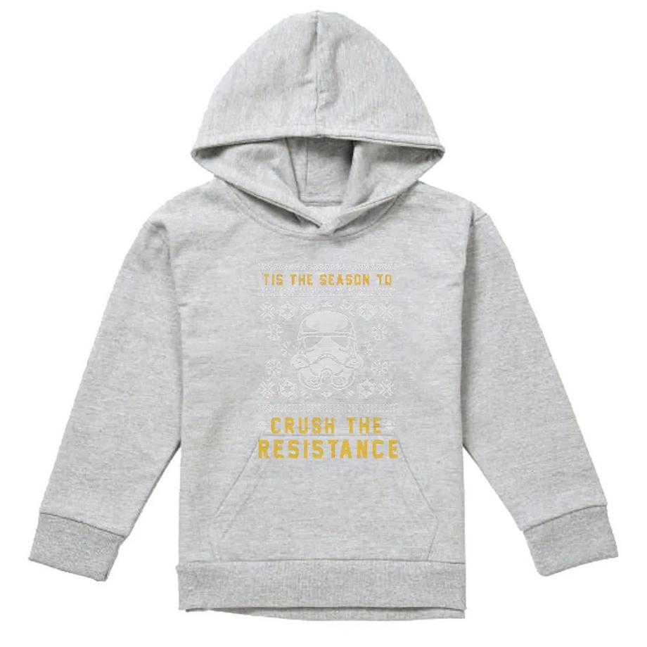 Crush The Resistance This Christmas Felpa Con Cappuccio