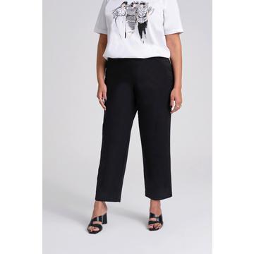 Pantalon chino Ruby 7/8 - taille élastique, jambe droite et large