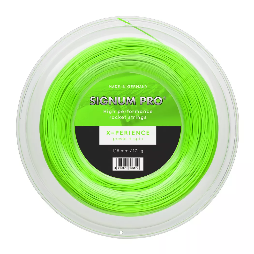 Signum Pro Xperience String Reel 200m-Neon Green gauge 1,24