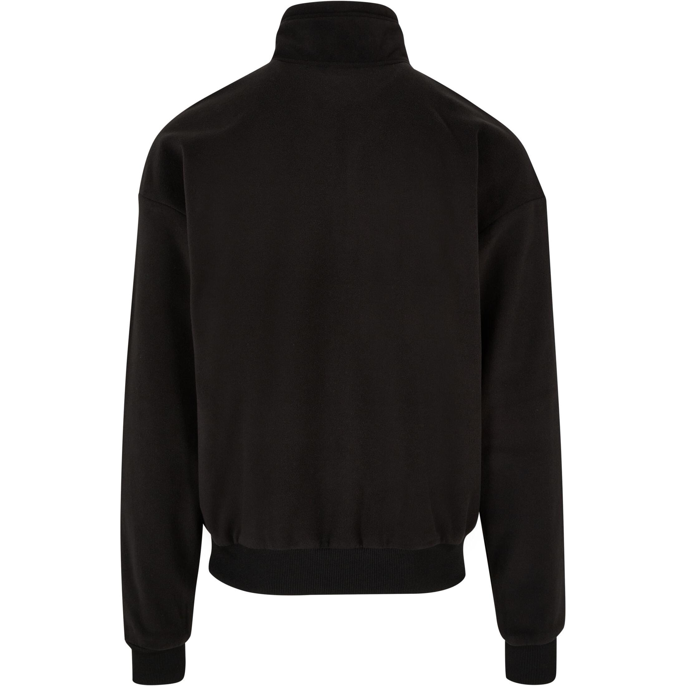 URBAN CLASSICS Fleece Basic Quarter Zip Pullover  