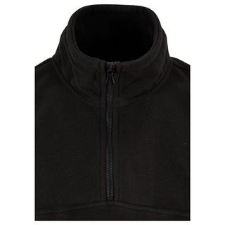 URBAN CLASSICS Fleece Basic Quarter Zip Pullover  
