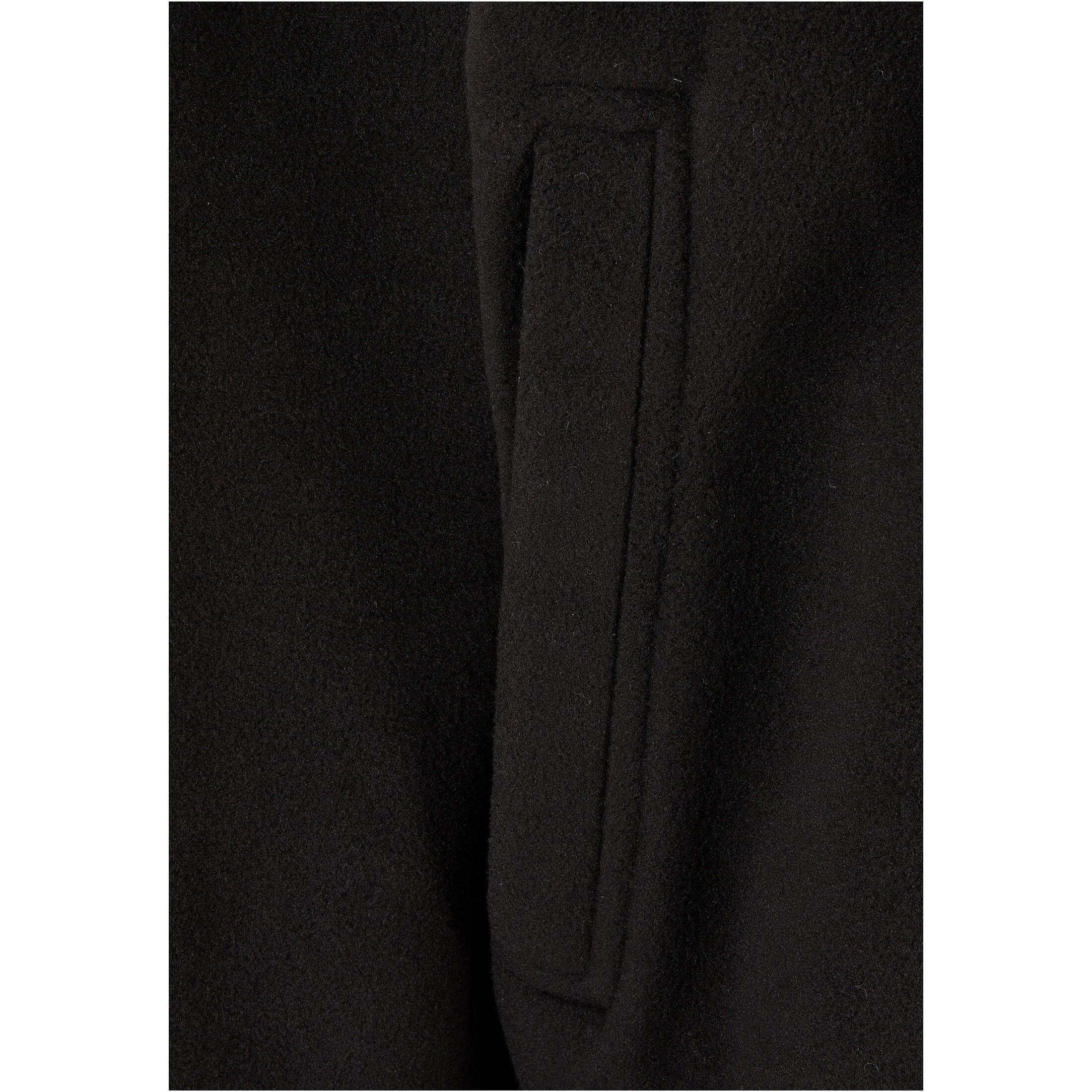 URBAN CLASSICS Fleece Basic Quarter Zip Pullover  