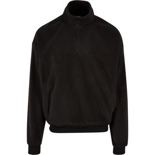 URBAN CLASSICS Fleece Basic Quarter Zip Pullover  
