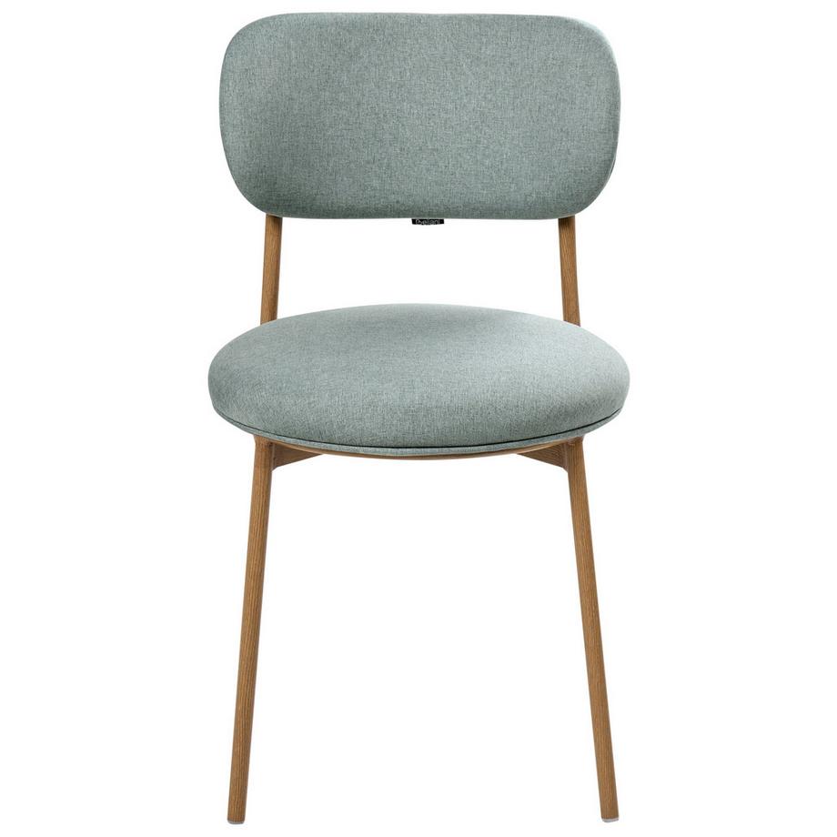 Beliani Lot de 2 chaises de salle à manger en Tissu Scandinave CASEY  