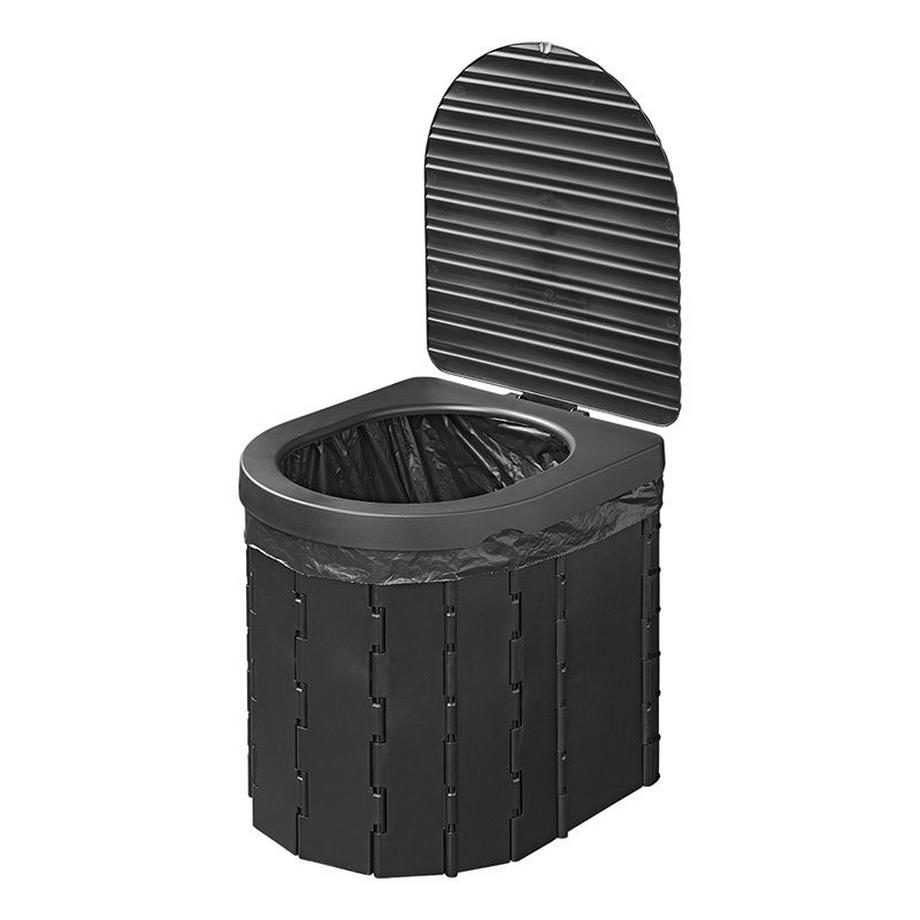 Pricenet  Faltbare Campingtoilette mit Deckel 