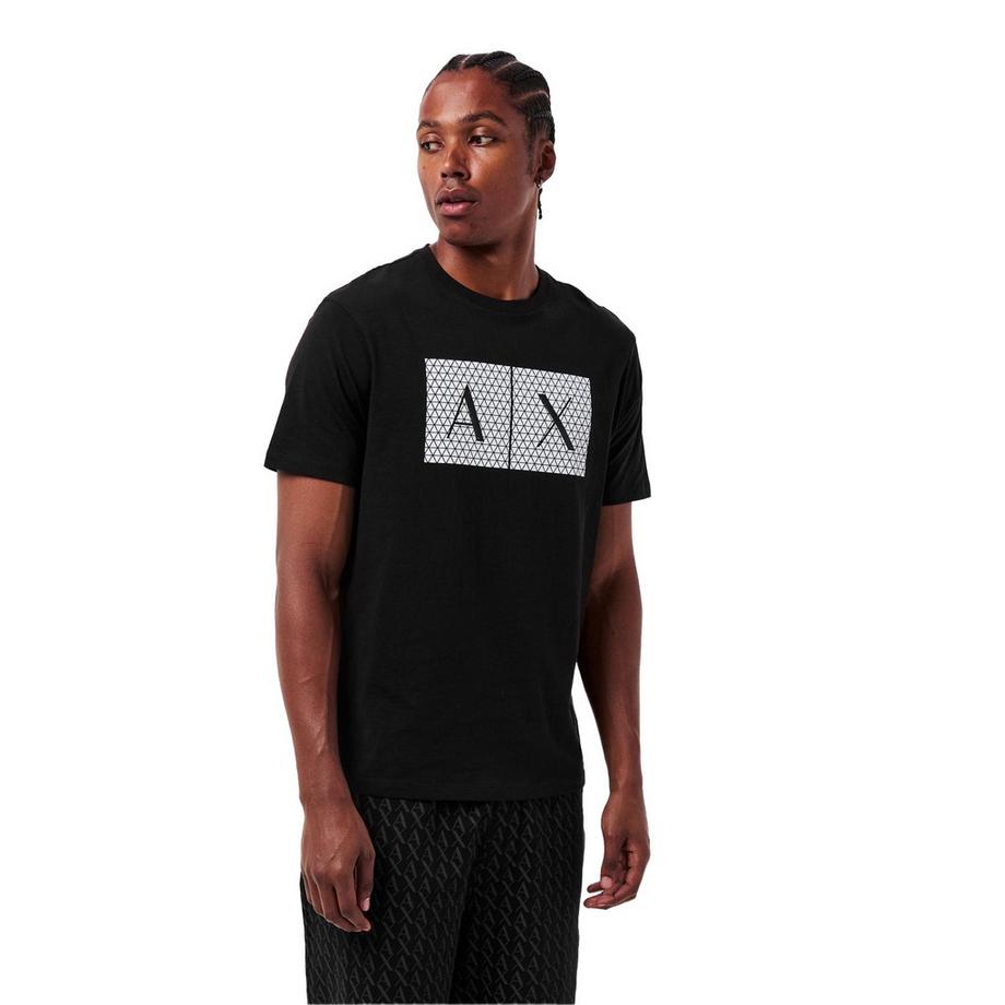 Armani Exchange T-Shirt taglio regolare con stampa logo geometrica  