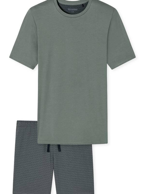 Schiesser Pyjama Kurzarm Rundhals  