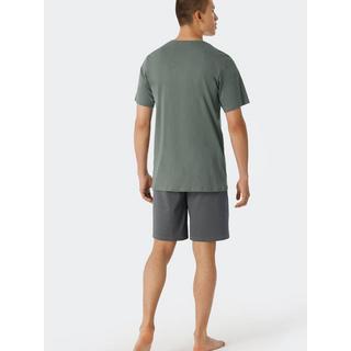 Schiesser Pyjama Kurzarm Rundhals  