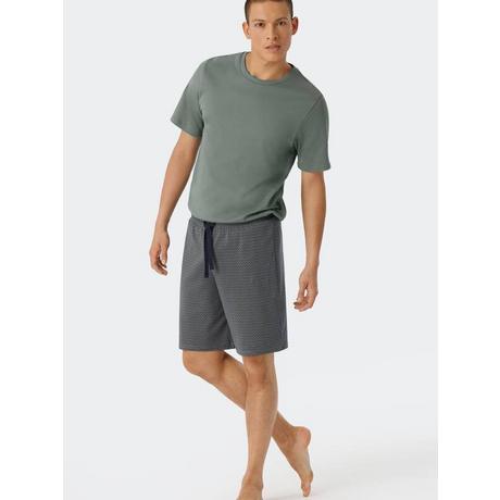 Schiesser Pyjama Kurzarm Rundhals  