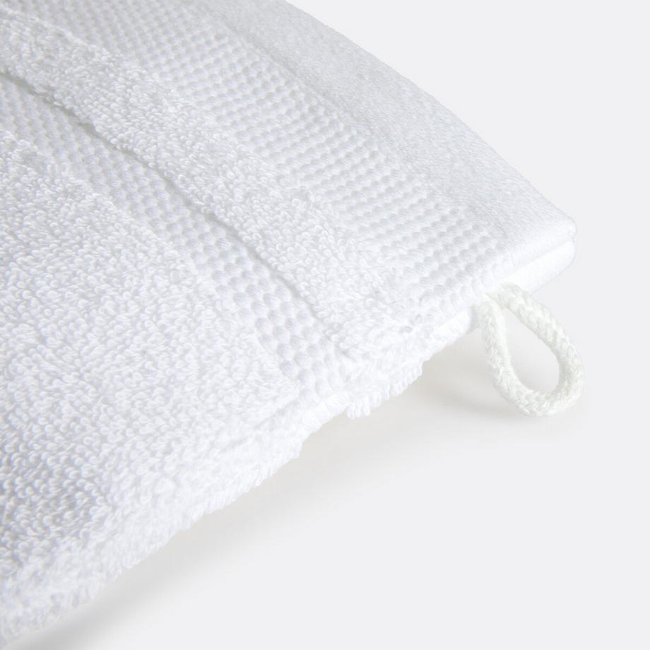 La Redoute Intérieurs Lot de 4 gants de toilette coton peigné 600g/m2  