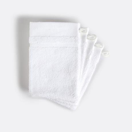 La Redoute Intérieurs 4er-Pack Waschhandschuhe  