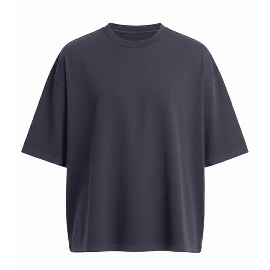 T-Shirt, Kurz Geschnitten, Schwer