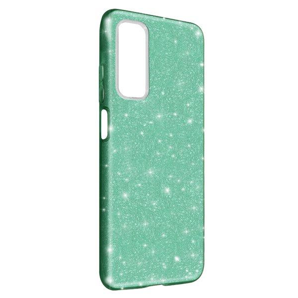 Avizar  Glitter Hülle Huawei P Smart 2021 Grün 