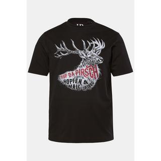 JP1880 Trachten Halbarm T-Shirt mit Brustprint  