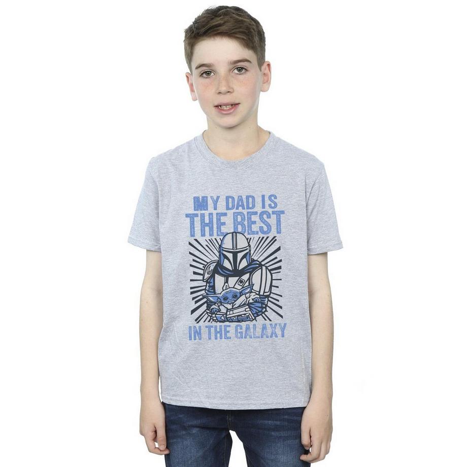 STAR WARS  Mandalorian Best Dad TShirt 
