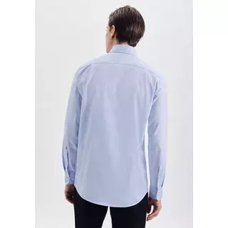 Seidensticker Business Hemd Regular Fit Langarm Uni  Blu Chiaro