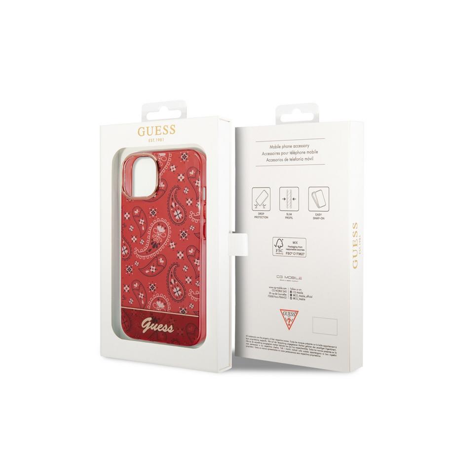 GUESS  Coque pour iPhone 14 Plus TPU Bandana 