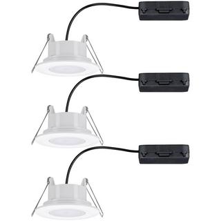 Paulmann LED Einbauleuchte Calla Basisset schwenkbar IP65 rund 90mm 30° 3x6.5W 3x465lm 230V 4000K  