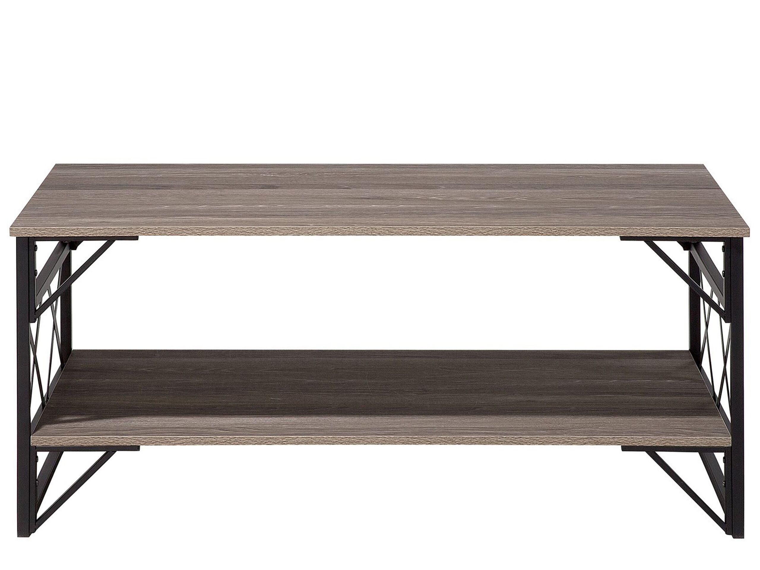 Beliani Table basse en Panneau de particules de bois Industriel BOLTON  