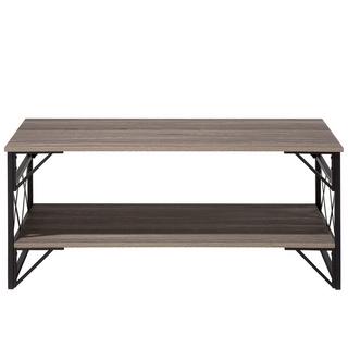 Beliani Table basse en Panneau de particules de bois Industriel BOLTON  