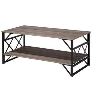 Beliani Table basse en Panneau de particules de bois Industriel BOLTON  