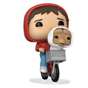 E.T. 40TH ANNIVERSARY - POP FUNKO VINYL FIGURE 1252 ELLIOT W/ET IN BIKE BASKET 9CM