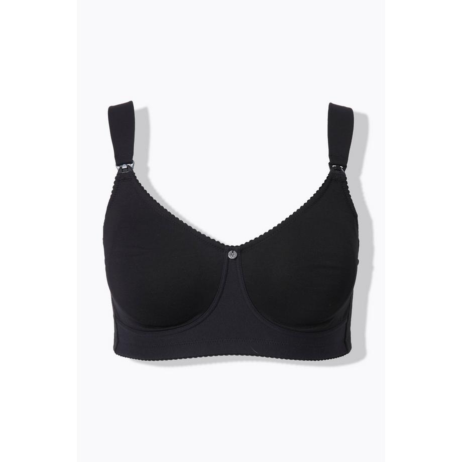 Ulla Popken Bellieva Reggiseno da Allattamento Coppe Preformate Clip sul Davanti  