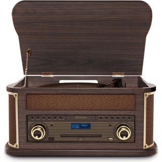 Fenton  MemphisDW Plattenspieler Vintage, DAB+, Holzoptik 
