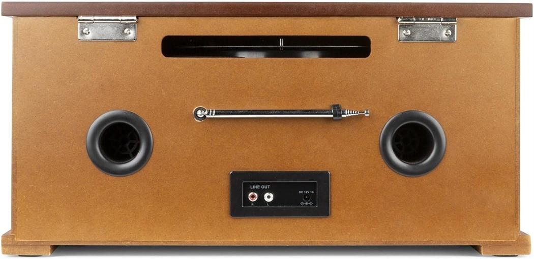 Fenton  MemphisDW Plattenspieler Vintage, DAB+, Holzoptik 