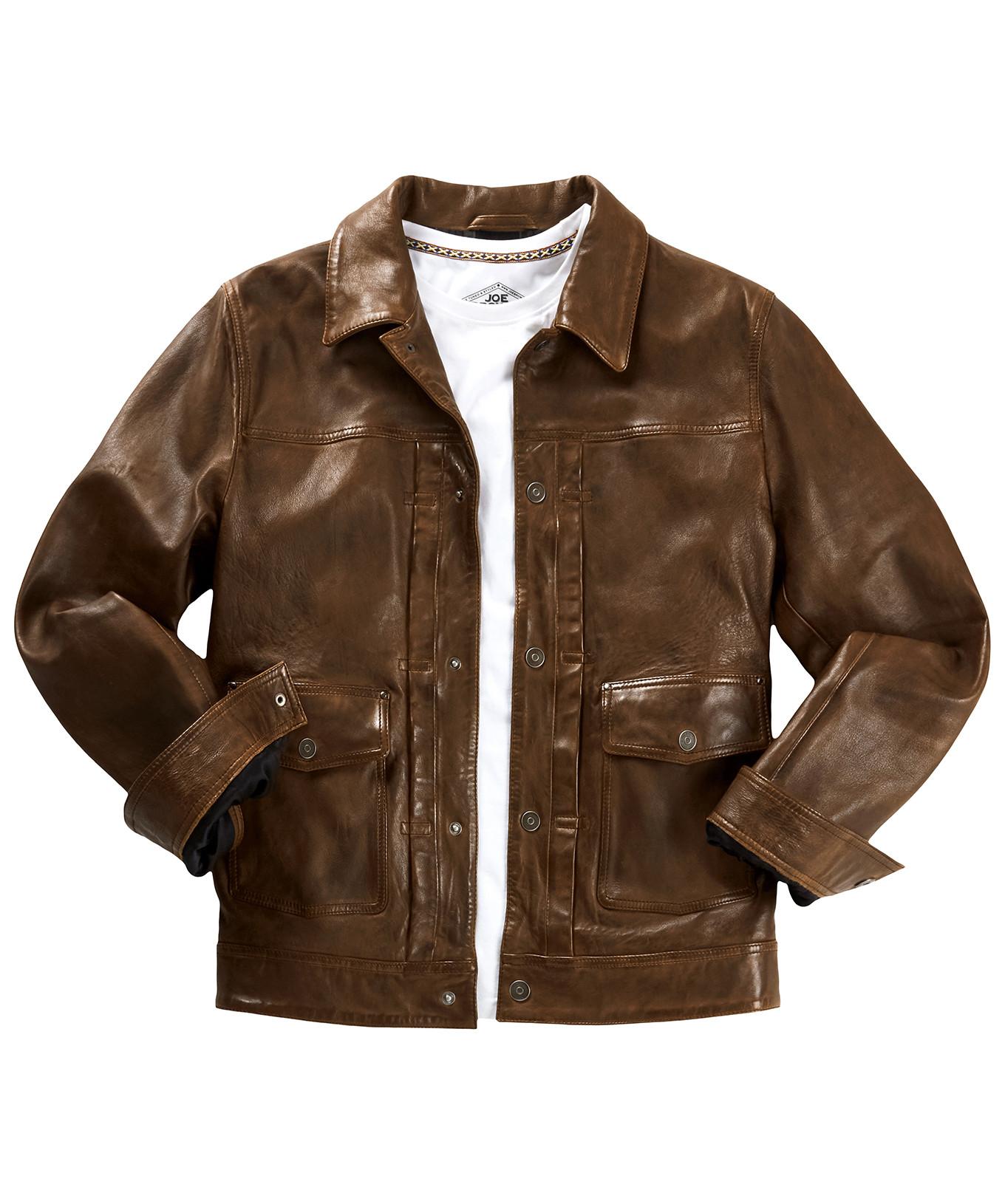 Joe Browns  Veste Cuir Style Camionneur avec Col 