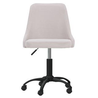 VidaXL Chaise pivotante de salle à manger tissu  