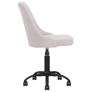 VidaXL Chaise pivotante de salle à manger tissu  