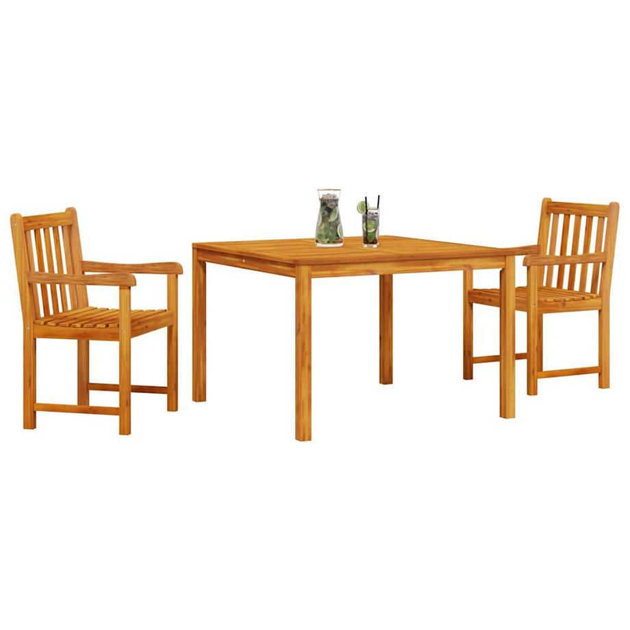 VidaXL Set da Pranzo per Giardino Legno massello di acacia  