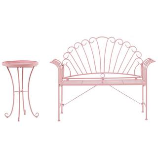 Beliani Bistro Set aus Eisen Retro CAVINIA  