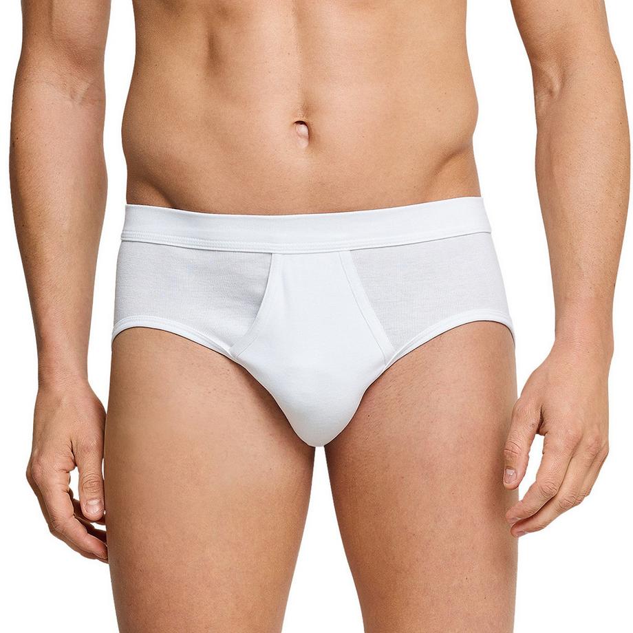 Schiesser Cotton Essentials slip sport in costina fine confezione da 6  