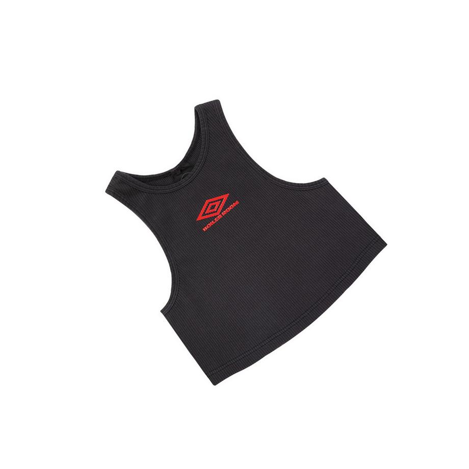 Umbro Kurzes geripptes Logo Top  