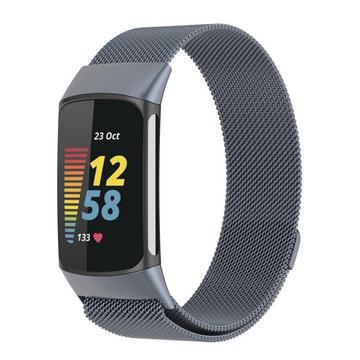 Fitbit Charge 5 / 6 - Milanese Edelstahl Armband