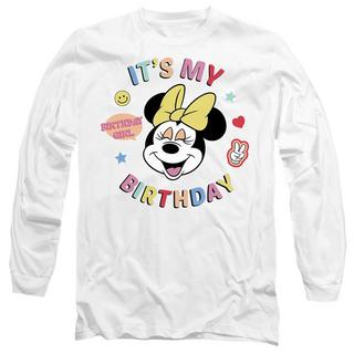 Disney Minnie Mouse It's My Birthday T-Shirt Maniche Lunghe  
