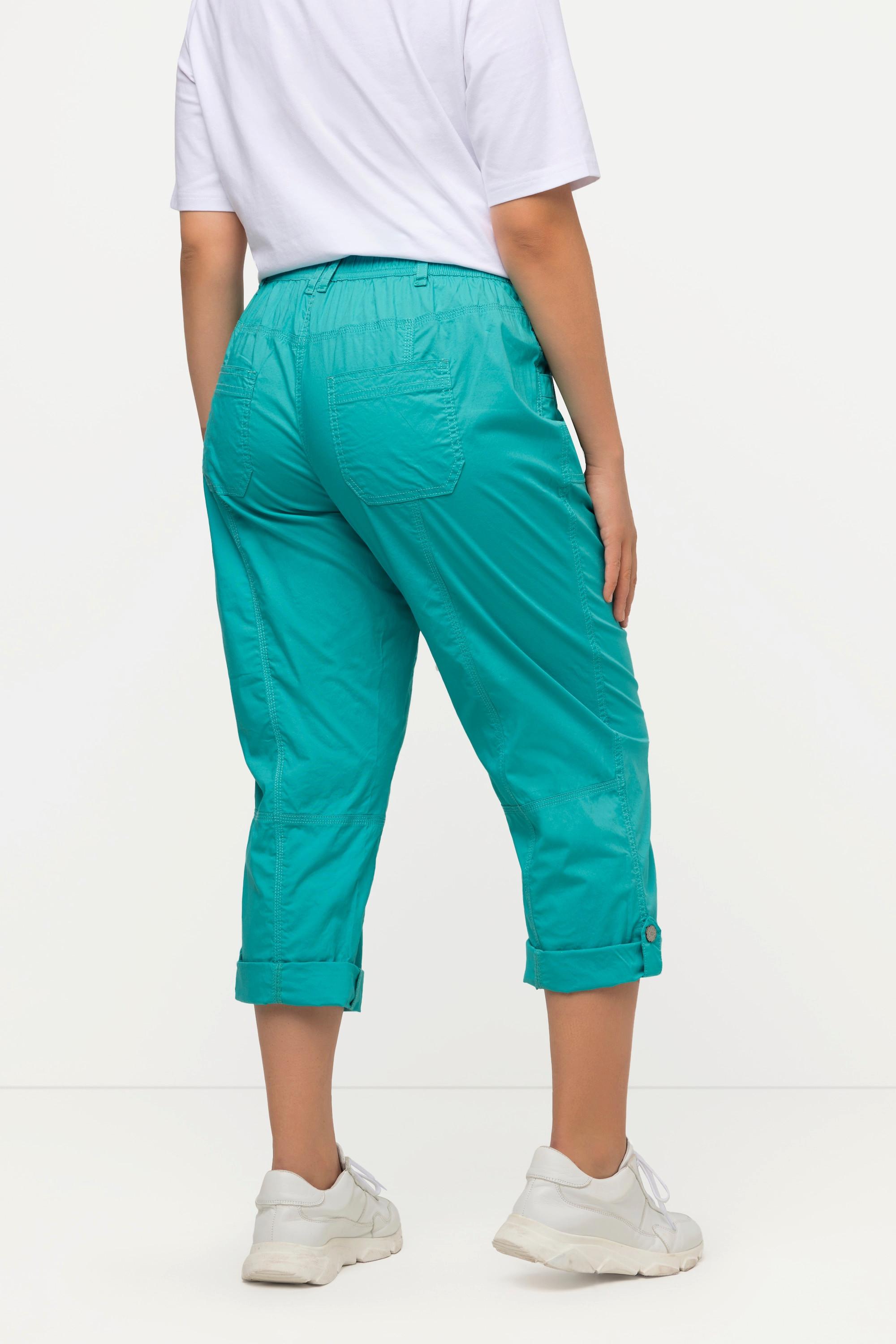 Ulla Popken  Pantalon cargo 7/8 avec attaches, taille confortable 