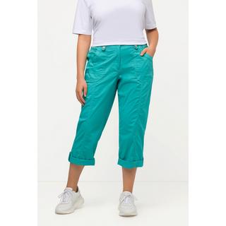 Ulla Popken  Pantalon cargo 7/8 avec attaches, taille confortable 