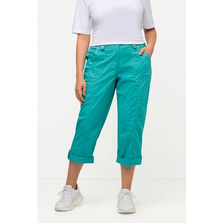 Ulla Popken  Pantalon cargo 7/8 avec attaches, taille confortable 